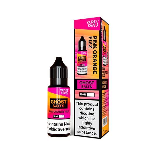 Vapes Bars Ghost Salts Pink Orange Fizz E Liquid 10ml
