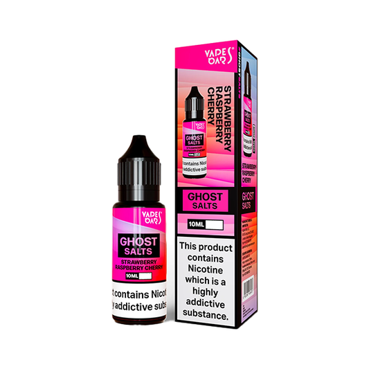 Vapes Bars Ghost Salts Strawberry Raspberry Cherry E Liquid 10ml