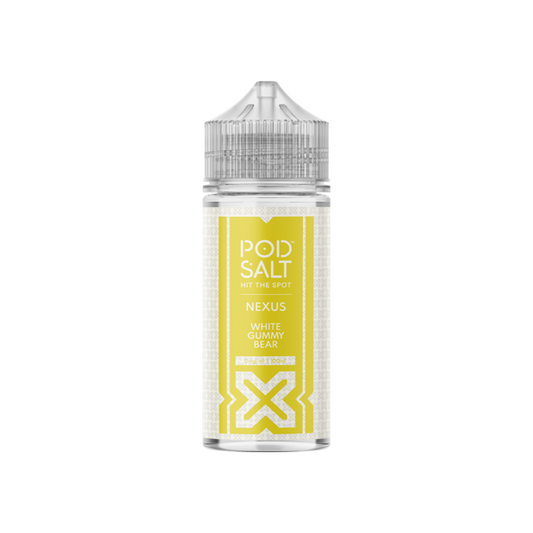 Pod Salt Nexus White Gummy Bear 100ml Shortfill E Liquid