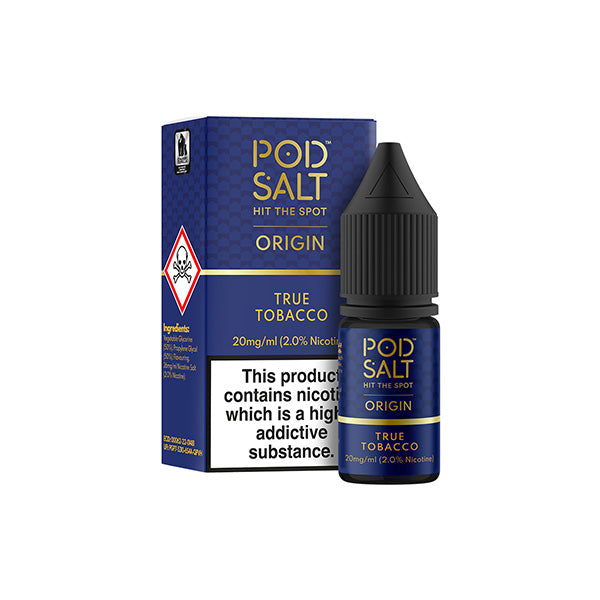 true tobacco Pod Salt Origins E Liquid | True Tobacco