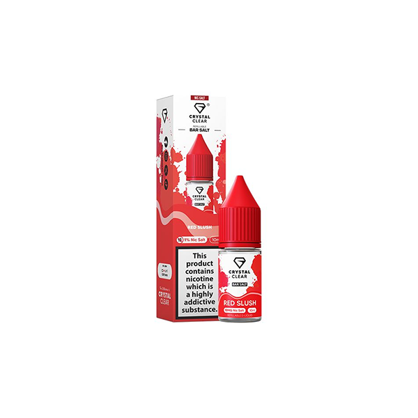 Crystal Clear Bar Salt Red Slush E Liquid 10ml