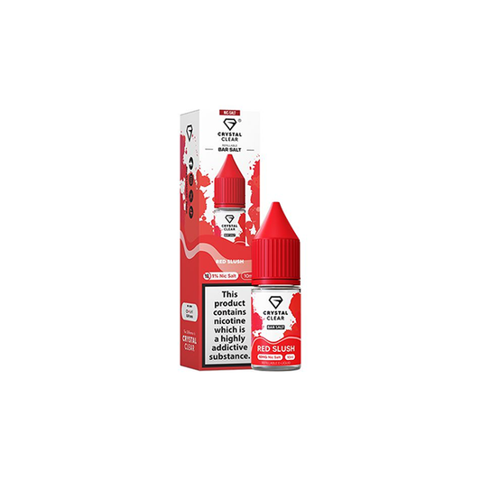 Crystal Clear Bar Salt Red Slush E Liquid 10ml