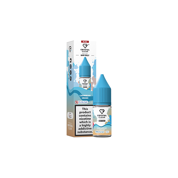 Crystal Clear Bar Salt Caribbean Crush E Liquid 10ml