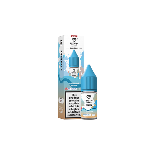 Crystal Clear Bar Salts E-Liquid | 35+ Flavours | 5 For 10 Crystal Clear Bar Salts E-Liquid | 35+ Flavours | 5 For 10