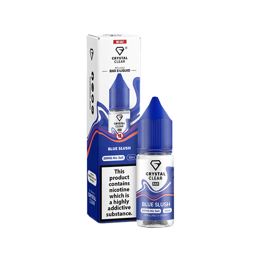 Crystal Clear Bar Salt Blue Slush E Liquid 10ml