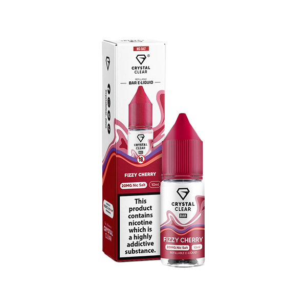 Crystal Clear Bar Salt Fizzy Cherry E Liquid 10ml