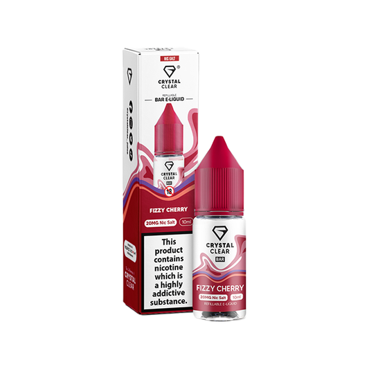 Crystal Clear Bar Salt Fizzy Cherry E Liquid 10ml