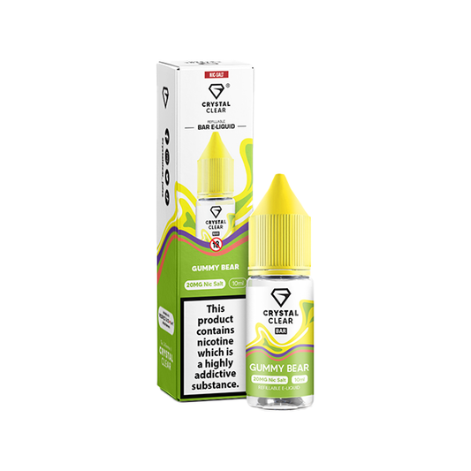 Crystal Clear Bar Salt Gummy Bear E Liquid 10ml