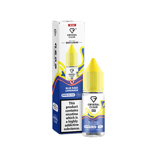 Crystal Clear Bar Salt Blue Razz Lemonade E Liquid 10ml