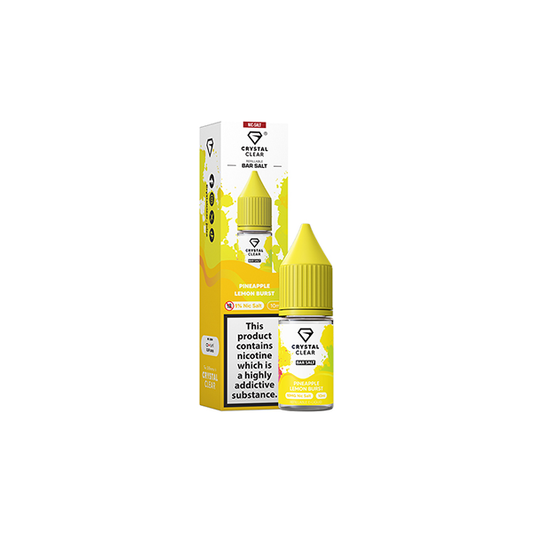 Crystal Clear Bar Salt Pineapple Lemon Burst E Liquid 10ml