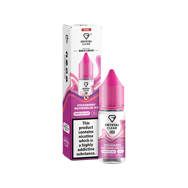 Crystal Clear Bar Salt Strawberry Watermelon Ice E Liquid 10ml
