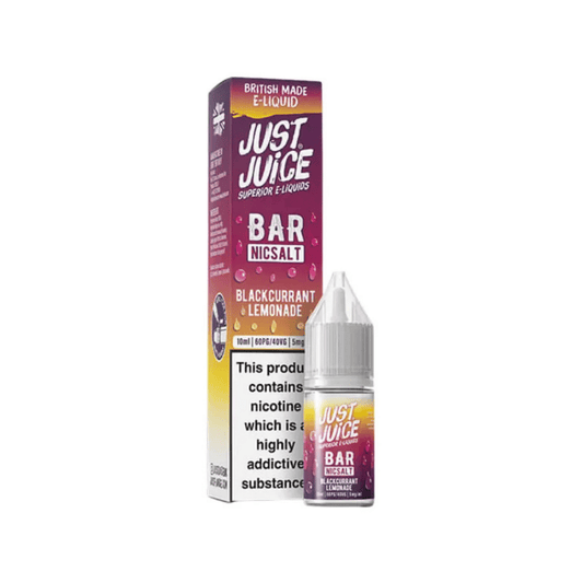 Just Juice Bar Salts Nic Salt E-Liquid Blackcurrant Lemonade