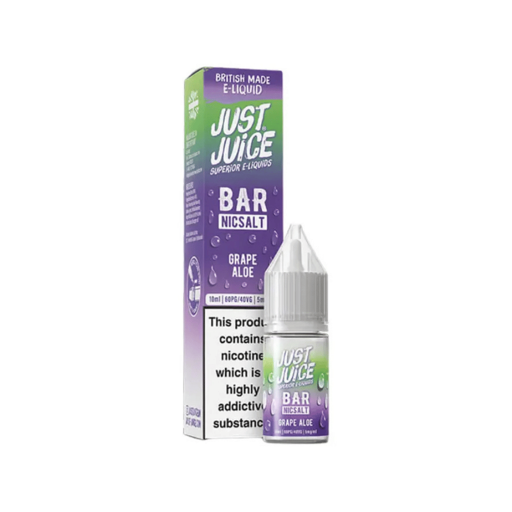 Just Juice Bar Salts Nic Salt E-Liquid Grape Aloe