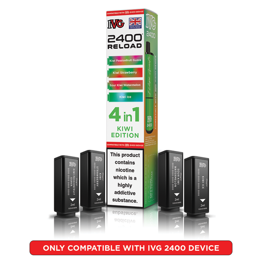 IVG 2400 Reload 4 in 1 Prefilled Pods Kiwi Edition