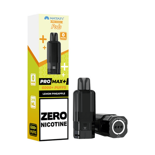 Lemon Pineapple Hayati Pro Max Plus 6000 Prefilled Pod Zero Nicotine