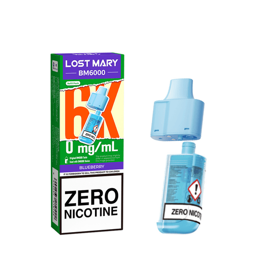Lost Mary BM6000 Prefilled Pod Zero Nicotine Blueberry