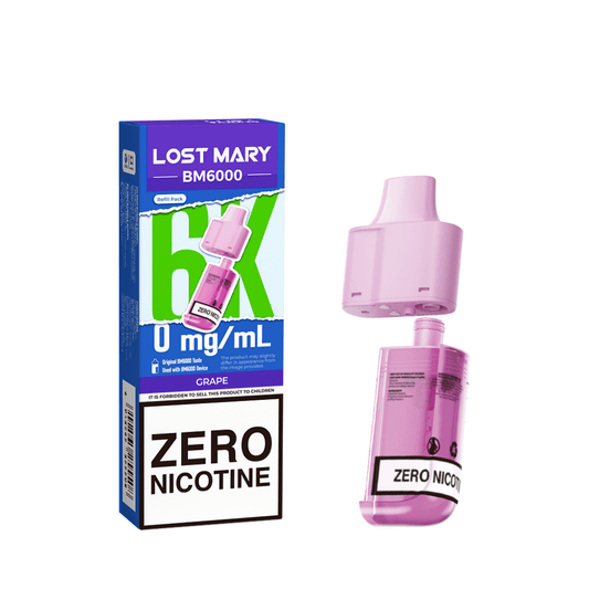 Lost Mary BM6000 Prefilled Pod Zero Nicotine Grape