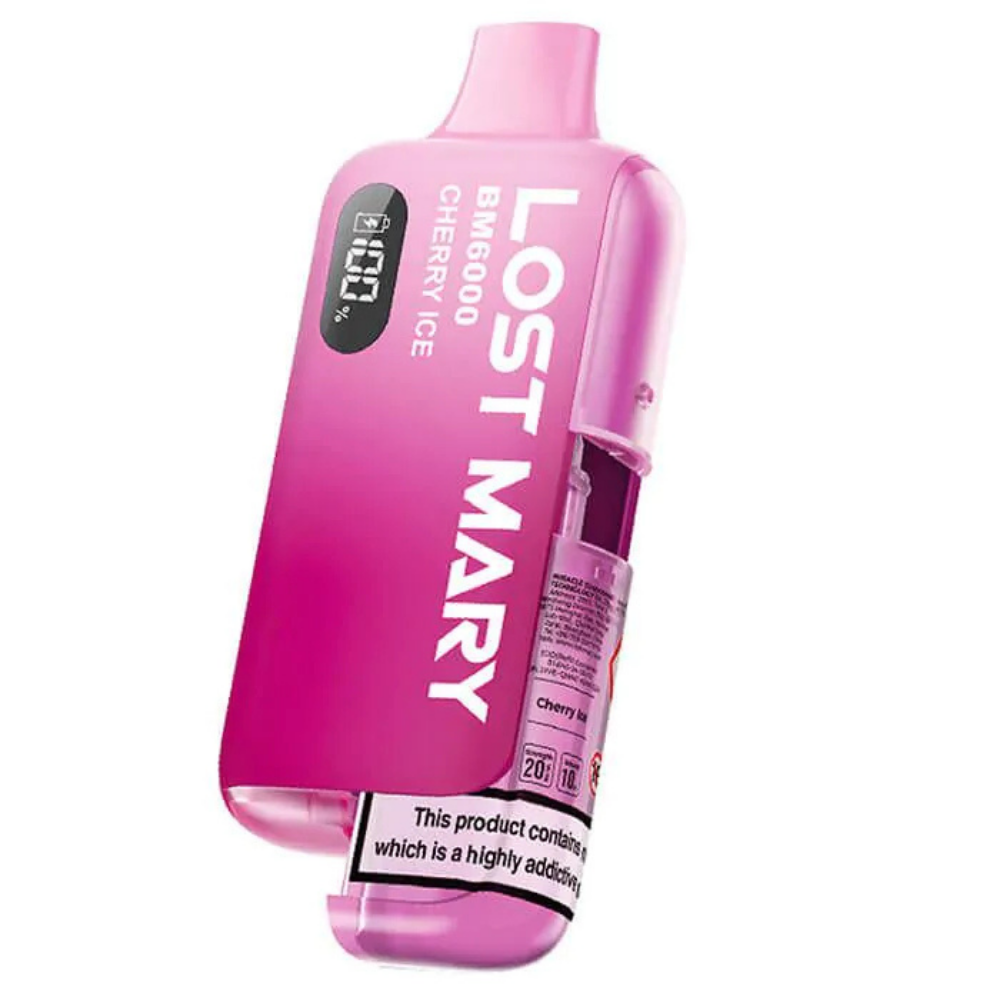 Lost Mary BM6000 Zero Nicotine Prefilled Pod Kit Cherry Ice
