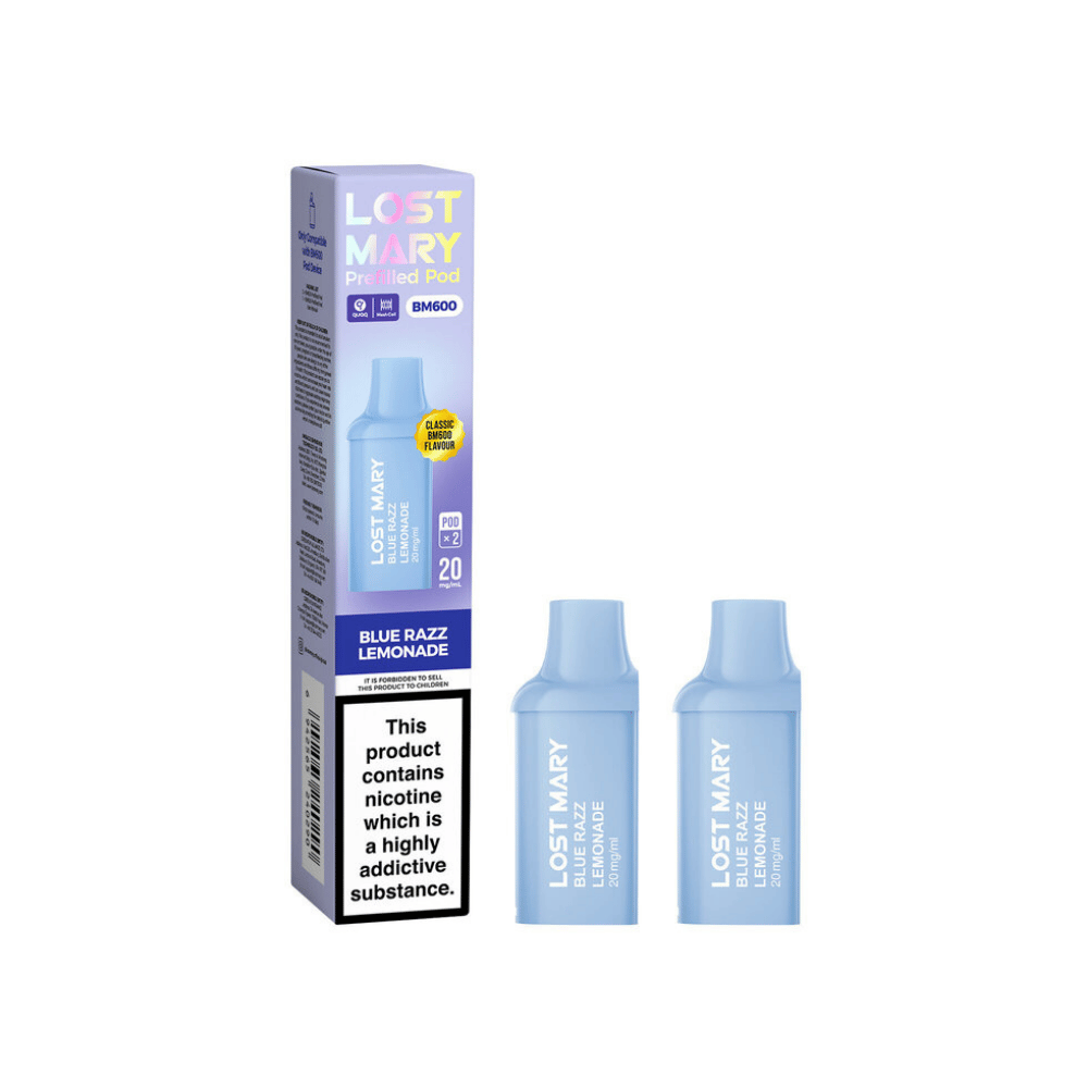 Lost Mary BM600 Prefilled Pods Blue Razz Lemonade