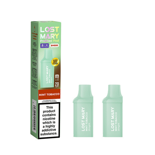 Lost Mary BM600 Prefilled Pods Mint Tobacco