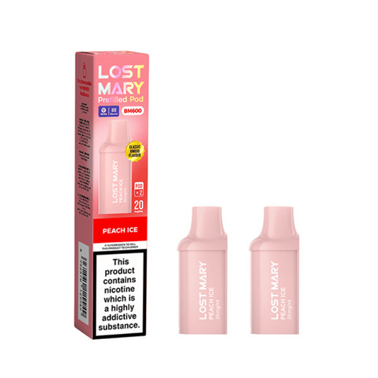 Lost Mary BM600 Prefilled Pods Peach Ice
