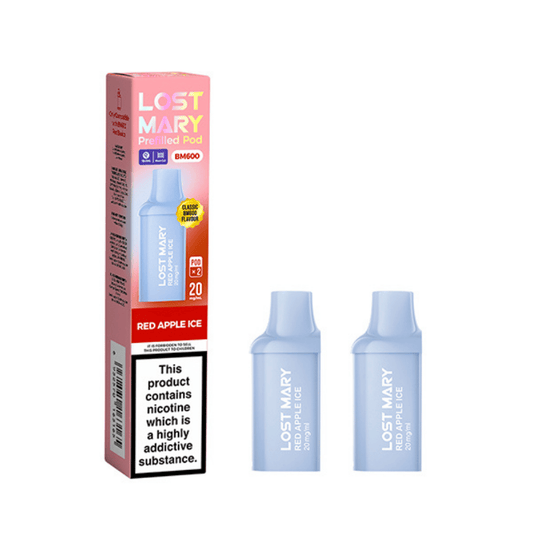 Lost Mary BM600 Prefilled Pods Red Apple Ice