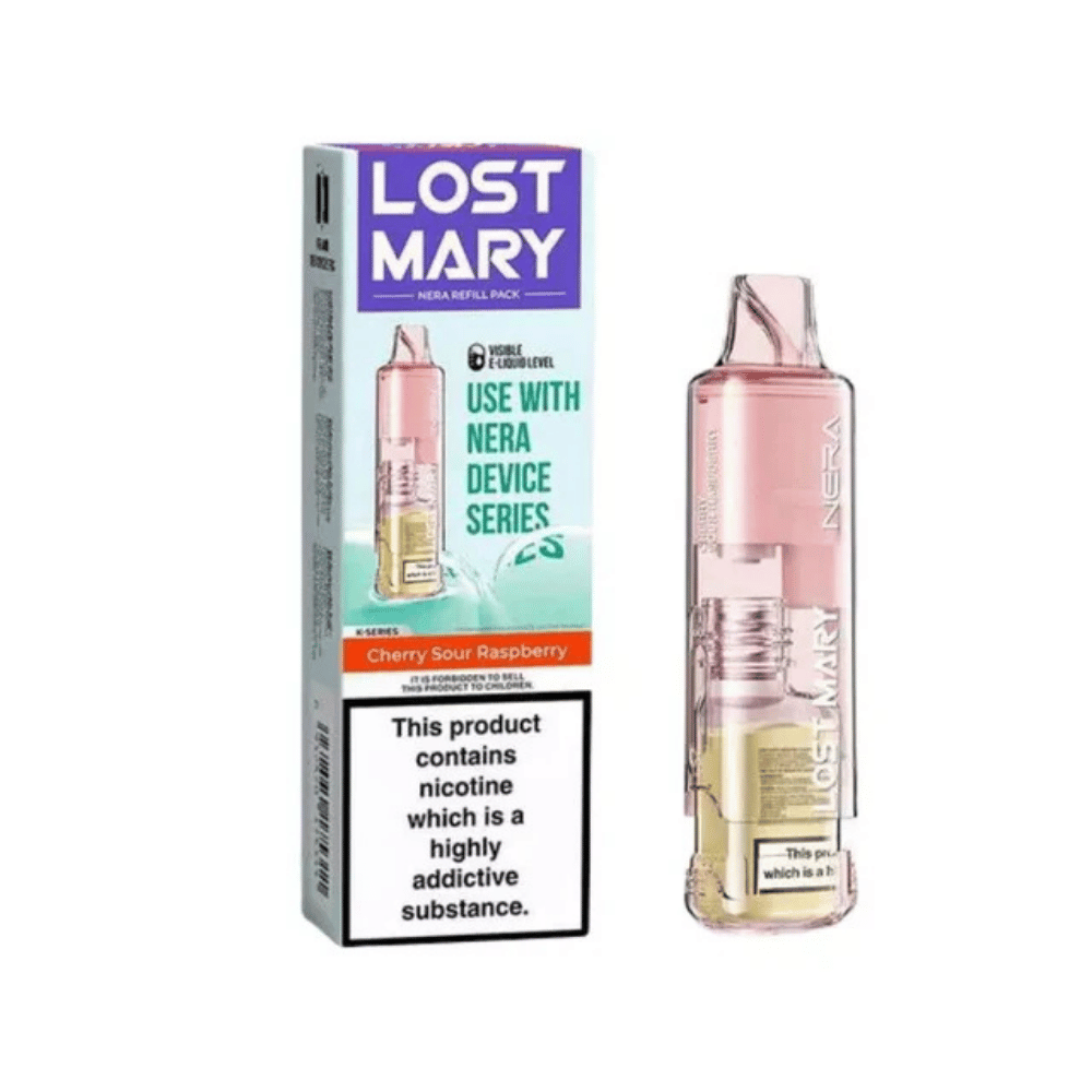 Lost Mary Nera 15K Pureview Prefilled Pod Cherry Sour Raspberry