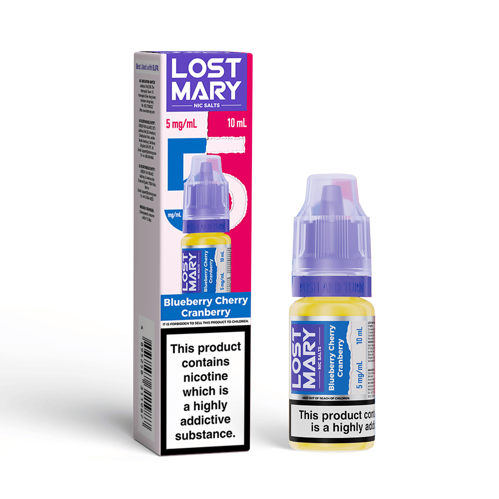 Lost Mary Nic Salt E-Liquid Blueberry Cherry Cranberry 10ml