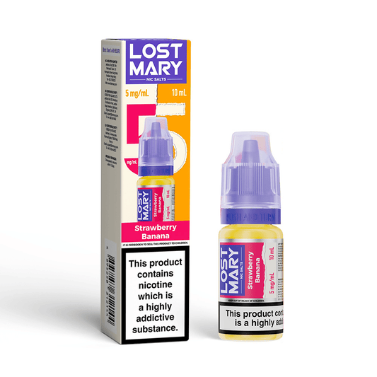 Lost Mary Nic Salt E-Liquid Strawberry Banana 10ml