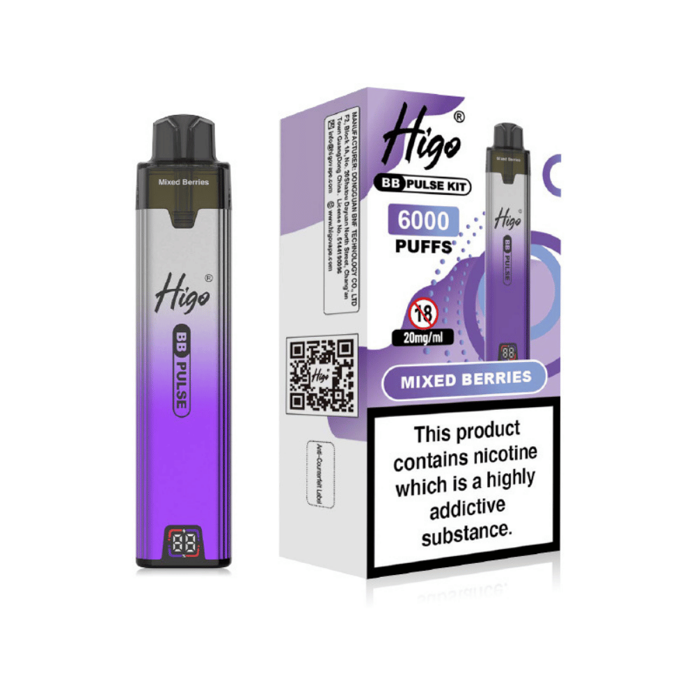 Higo BB Pulse 6000 Prefilled Pod Kit Mixed Berries
