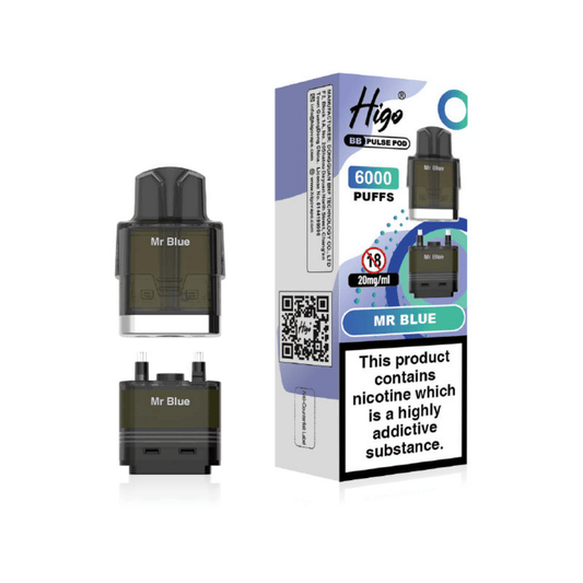 Higo BB Pulse 6000 Prefilled Pod Mr Blue