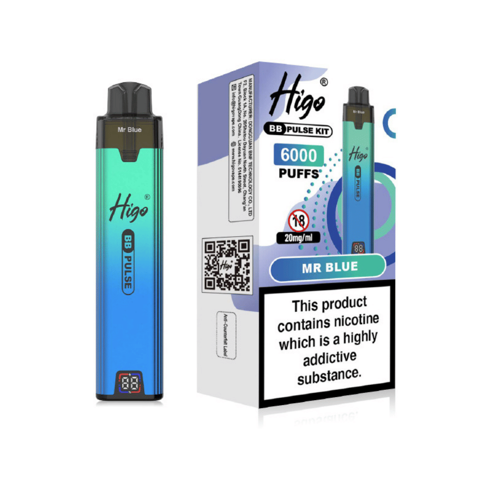 Higo BB Pulse 6000 Prefilled Pod Kit Mr Blue