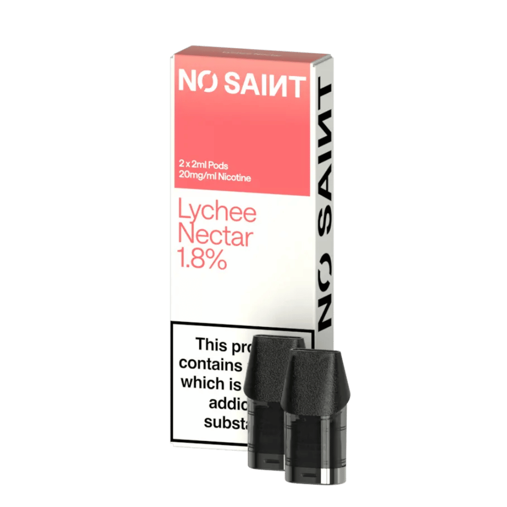 No Saint Prefilled Pods Lychee Nectar (2 Pack)