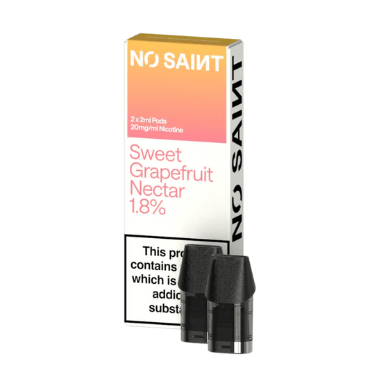 No Saint Prefilled Pods Sweet Grapefruit Nectar (2 Pack)