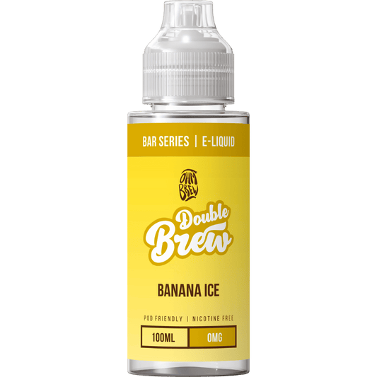 Ohm Brew Double Brew 100ml Shortfill E-Liquid Banana Ice