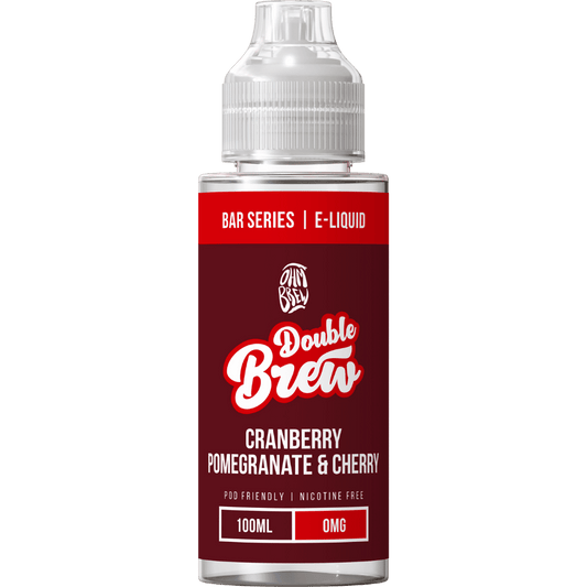 Ohm Brew Double Brew 100ml Shortfill E-Liquid Cranberry Pomegranate & Cherry