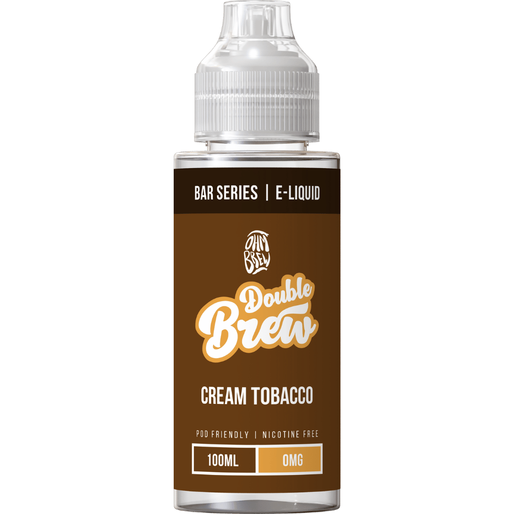 Ohm Brew Double Brew 100ml Shortfill E-Liquid Cream Tobacco