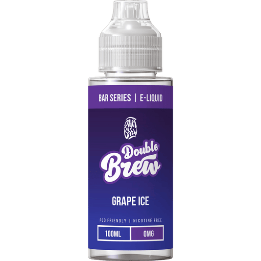 Ohm Brew Double Brew 100ml Shortfill E-Liquid Grape Ice