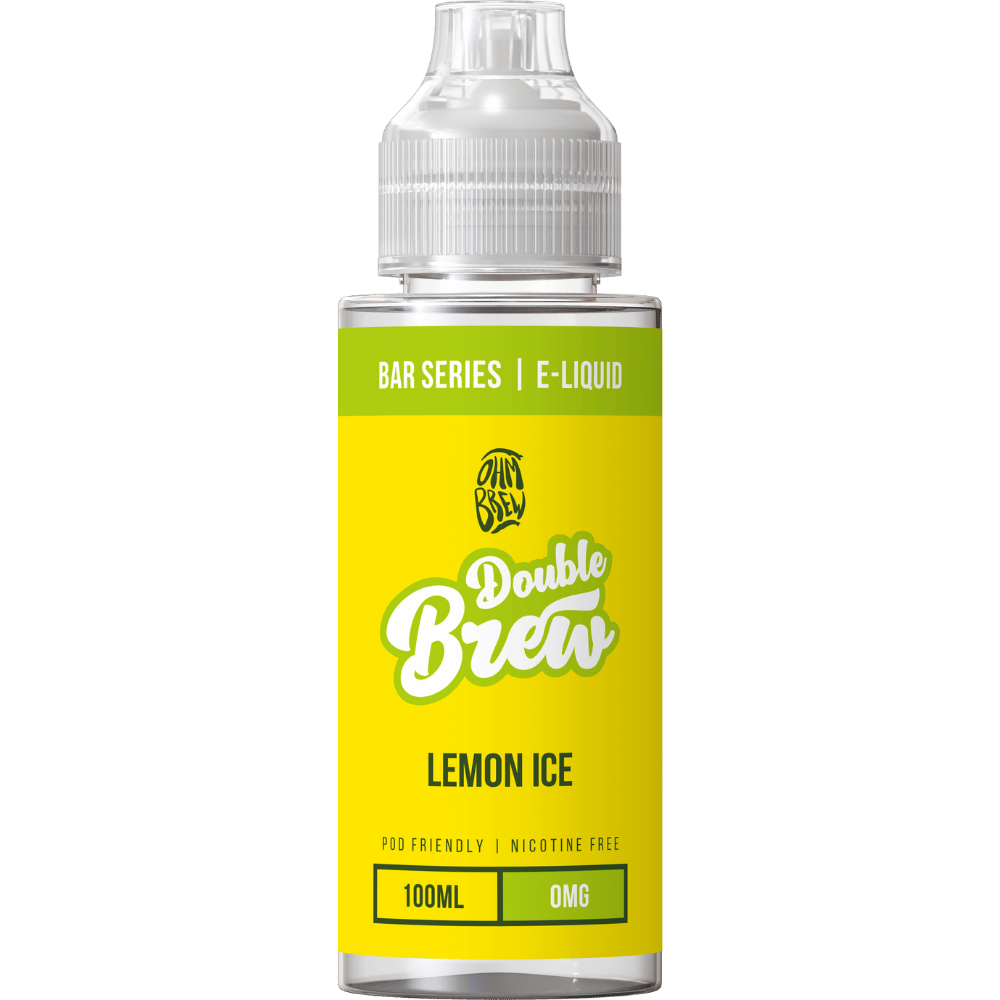 Ohm Brew Double Brew 100ml Shortfill E-Liquid Lemon Ice