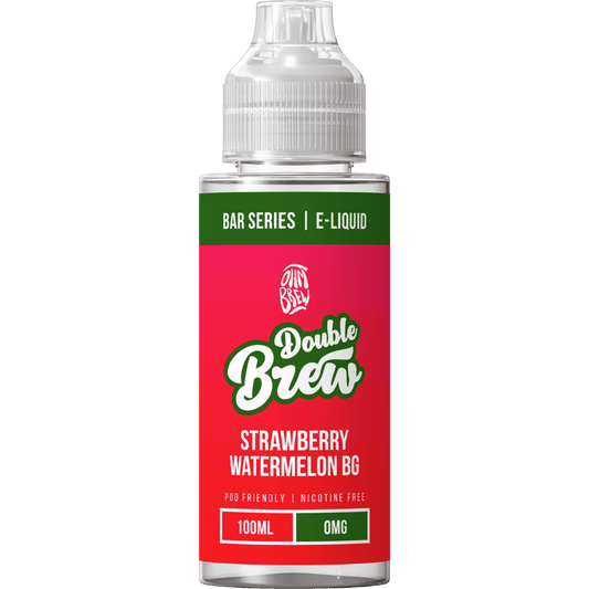 Ohm Brew Double Brew 100ml Shortfill E-Liquid Strawberry Watermelon BG