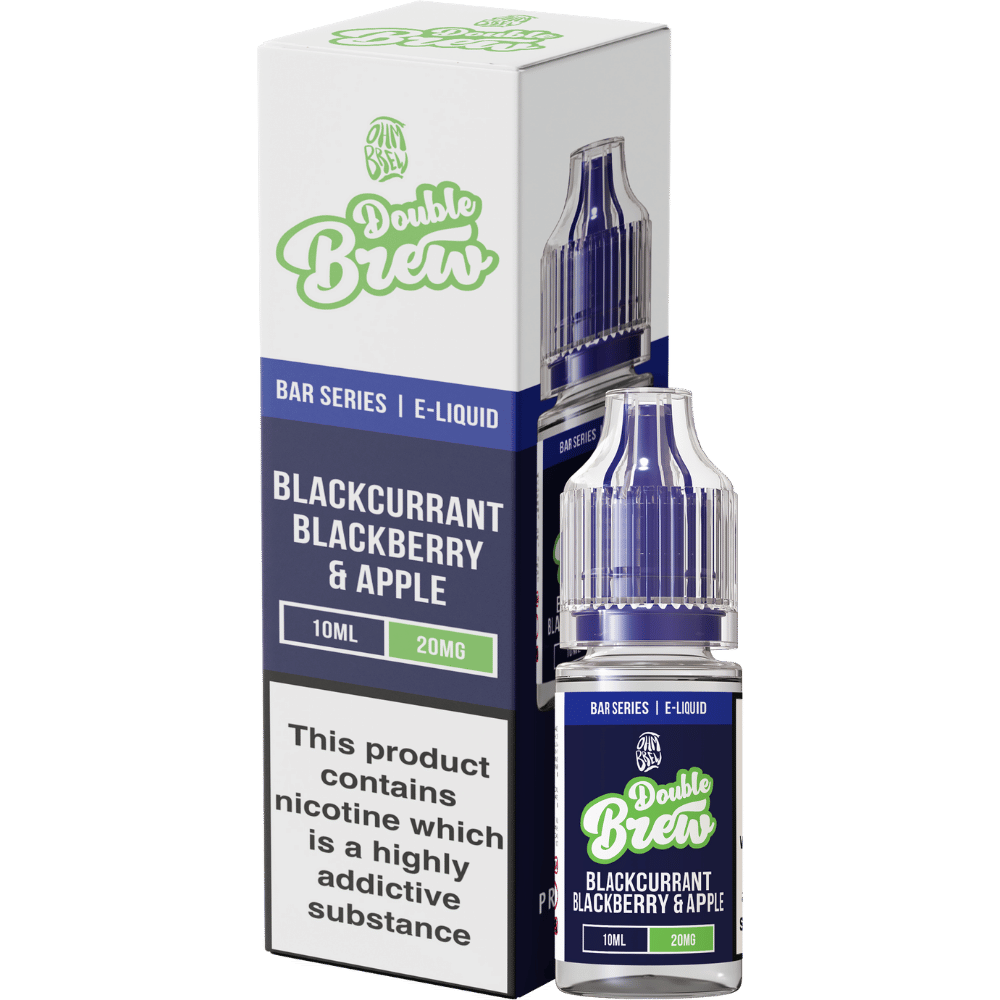 Ohm Brew Double Brew Nic Salt E-Liquid Blackcurrant Blackberry & Apple