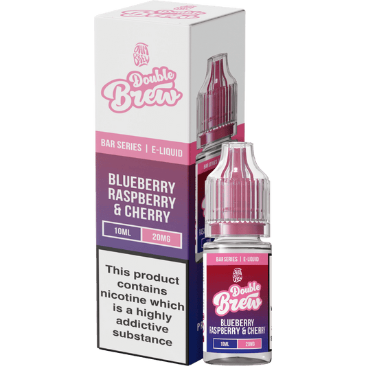 Ohm Brew Double Brew Nic Salt E-Liquid Blueberry Raspberry & Cherry