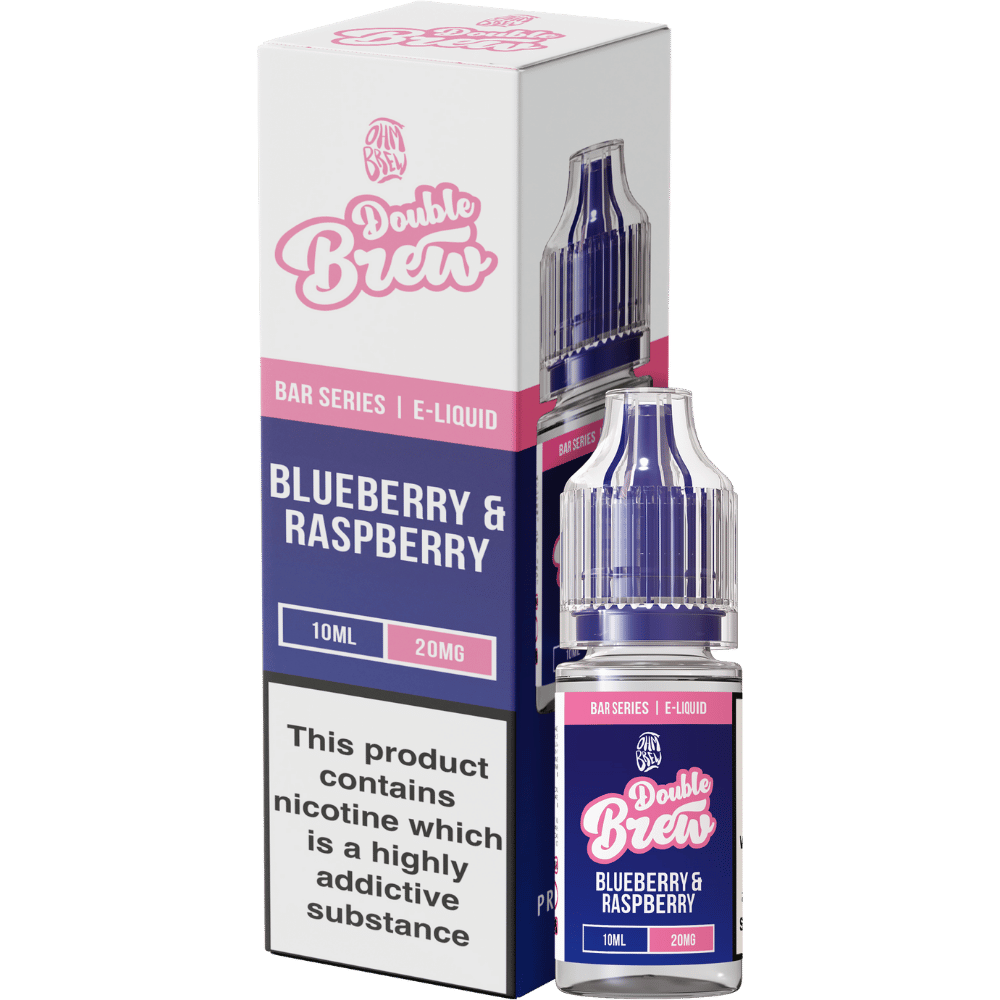 Ohm Brew Double Brew Nic Salt E-Liquid Blueberry & Raspberry