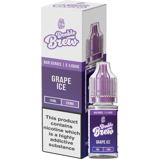 Ohm Brew Double Brew Nic Salt E-Liquid Grape Ice