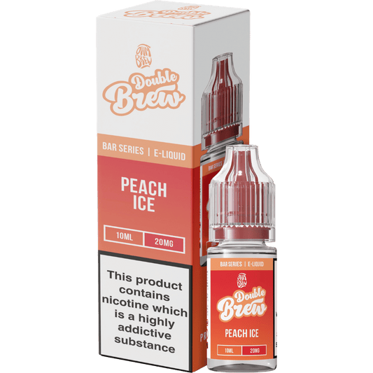 Ohm Brew Double Brew Nic Salt E-Liquid Peach Ice