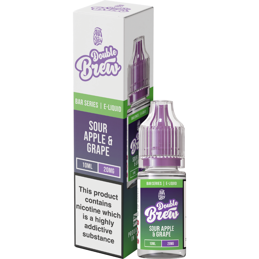 Ohm Brew Double Brew Nic Salt E-Liquid Sour Apple & Grape
