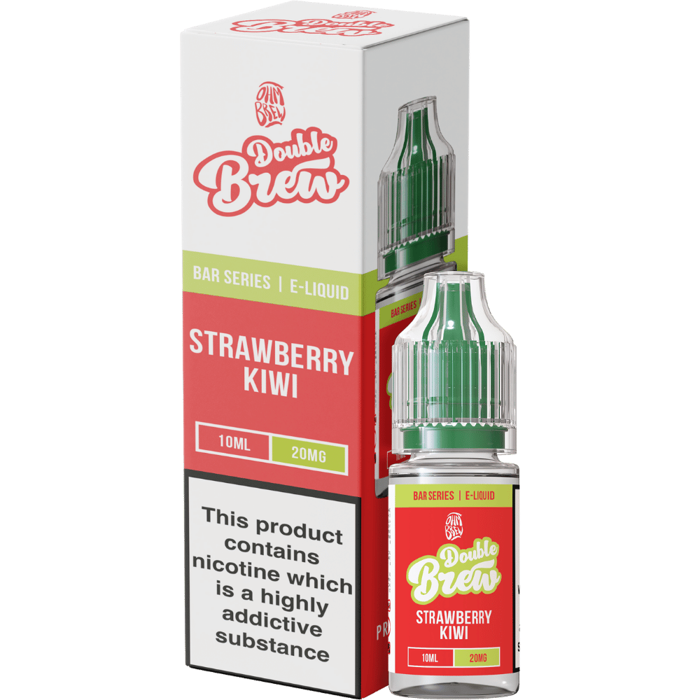 Ohm Brew Double Brew Nic Salt E-Liquid Strawberry Kiwi
