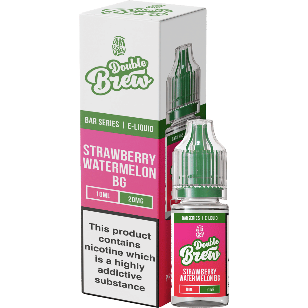 Ohm Brew Double Brew Nic Salt E-Liquid Strawberry Watermelon BG