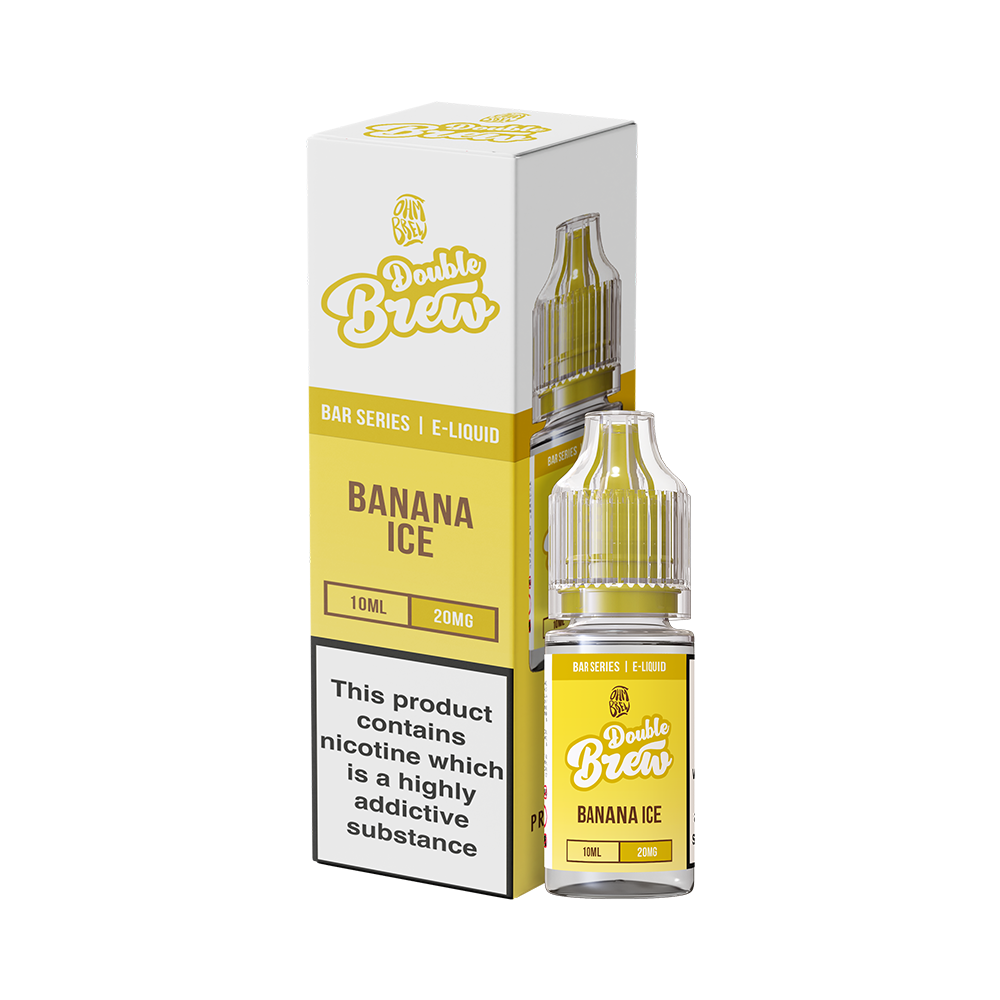 Ohm Brew Double Brew Nic Salt E-Liquid Banana Ice