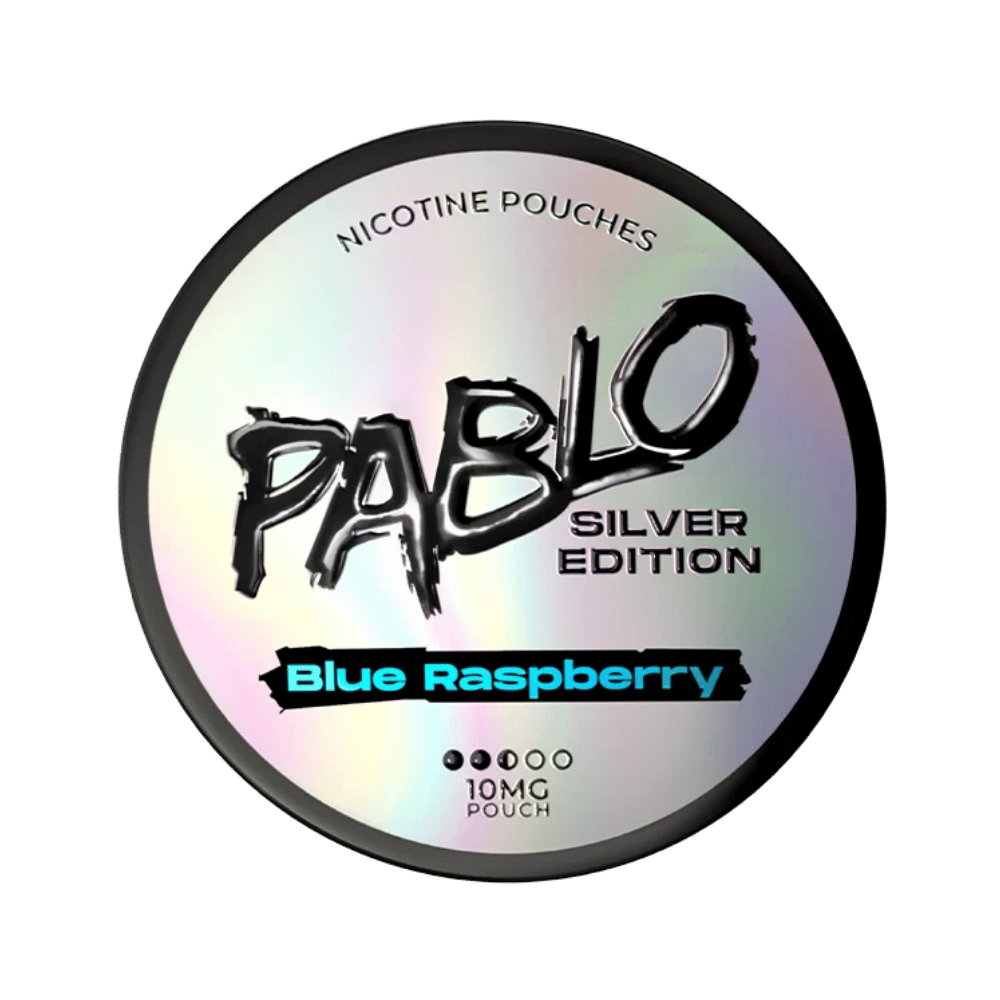 Pablo Silver Edition Nicotine Pouches Blue Raspberry